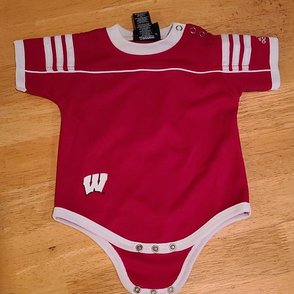 Adidas onesie University of Wisconsin